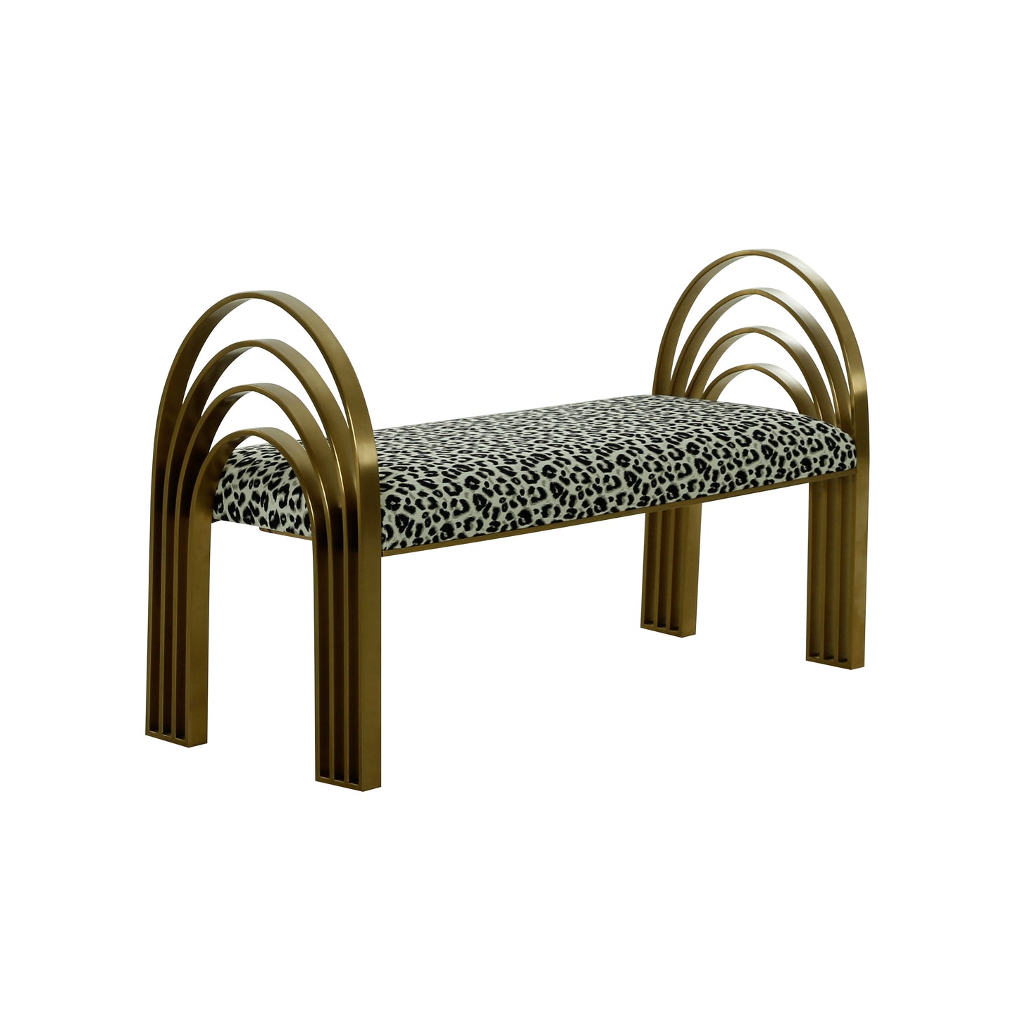 Leopard bench